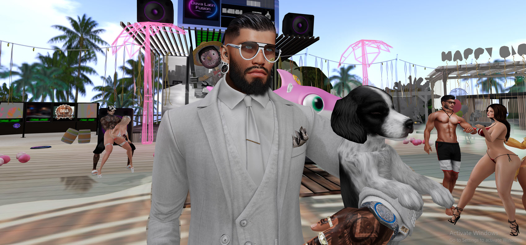 Second Life land experience